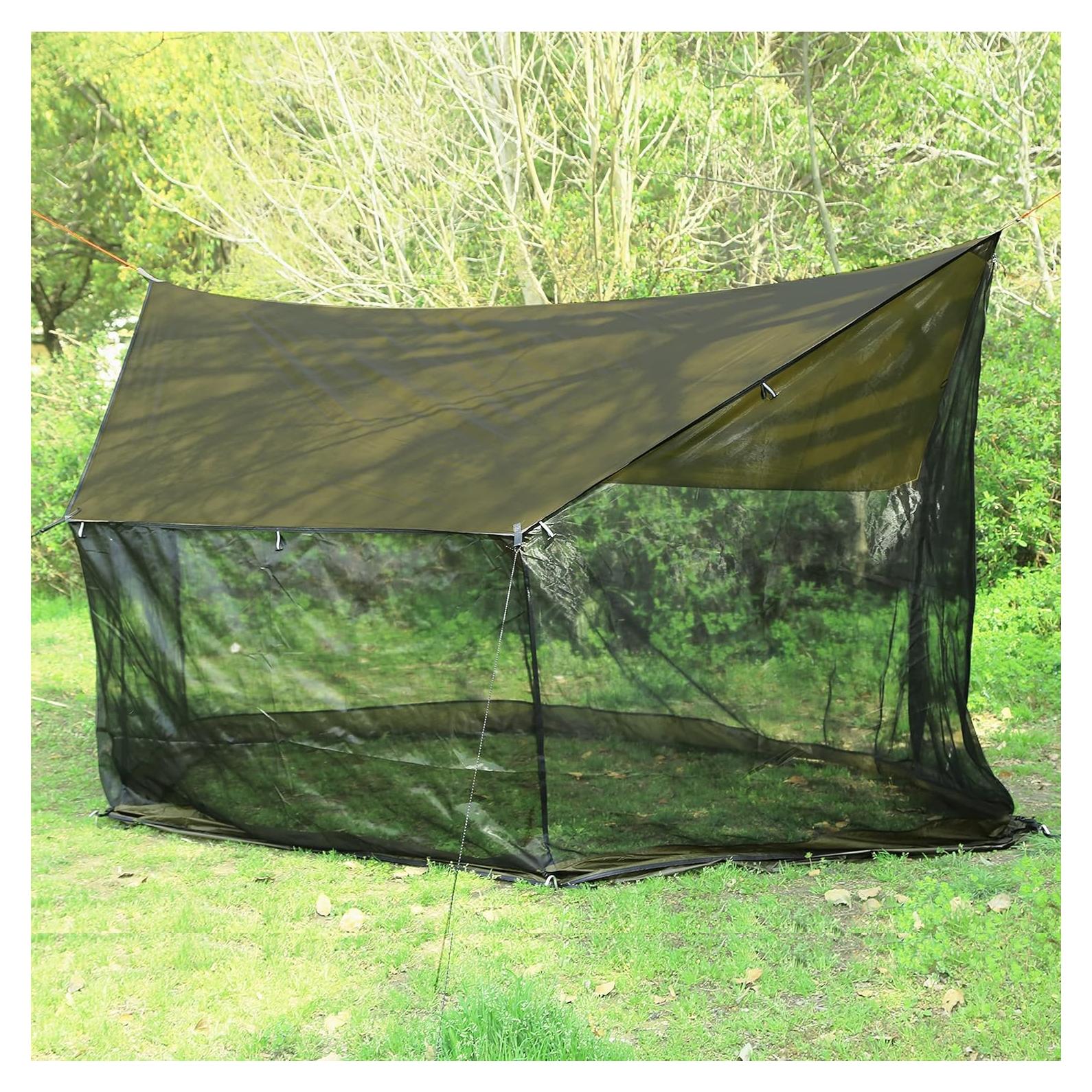 Preself Hammock Screen House Ultralight Nylon NoBug for Canoe Picnics Backyards Backpacking Camping Beach