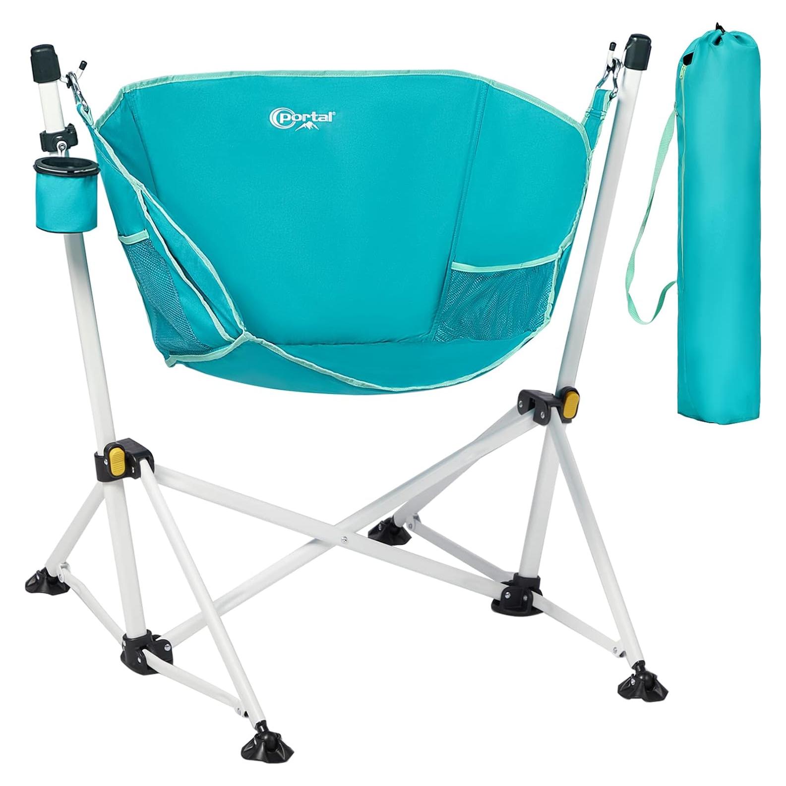 Silla de Camping Plegable Portal Charles Azul 159 kg