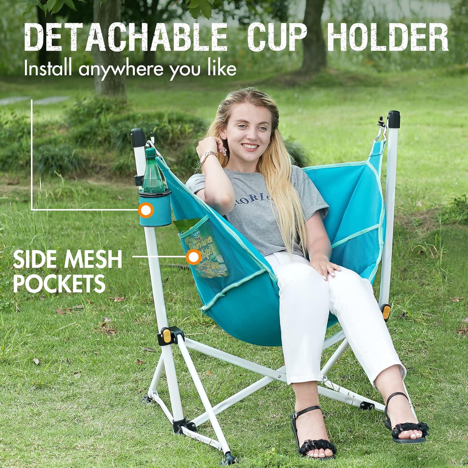 Silla de Camping Plegable Portal Charles Azul 159 kg