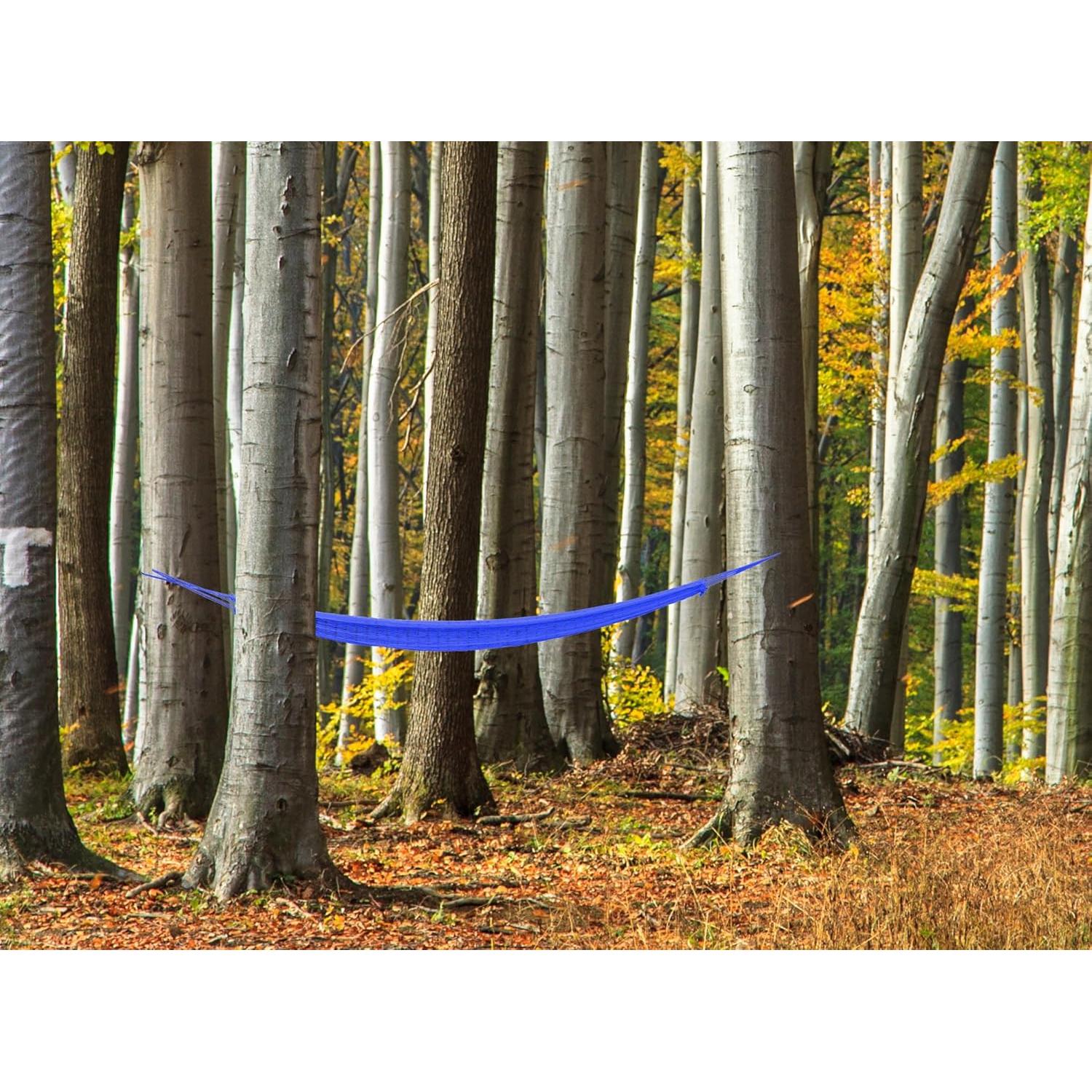 Hamaca de Cuerda Iconikal para Camping Azul 136 kg