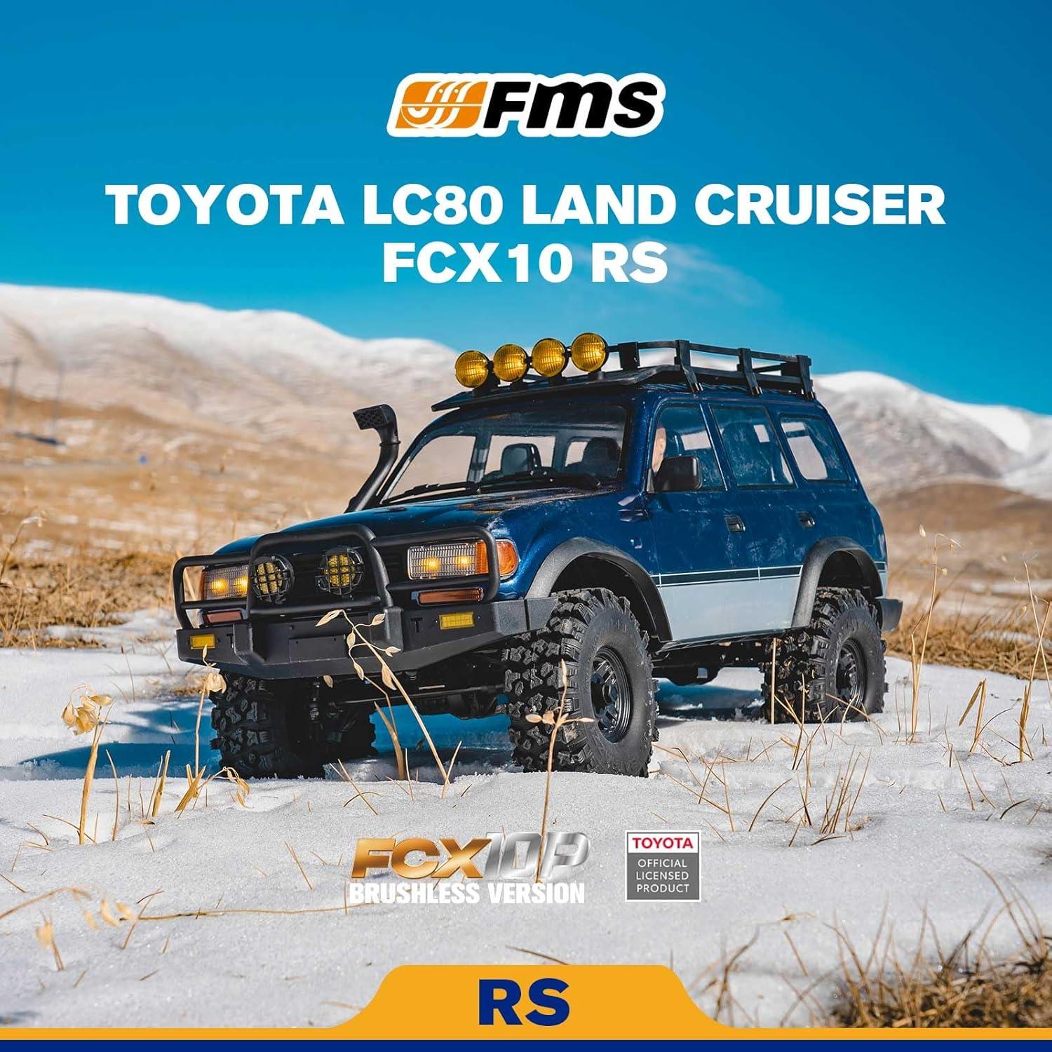 EAZYRC FCX10 1/10 Crawler Toyota Land Cruiser 80 Azul