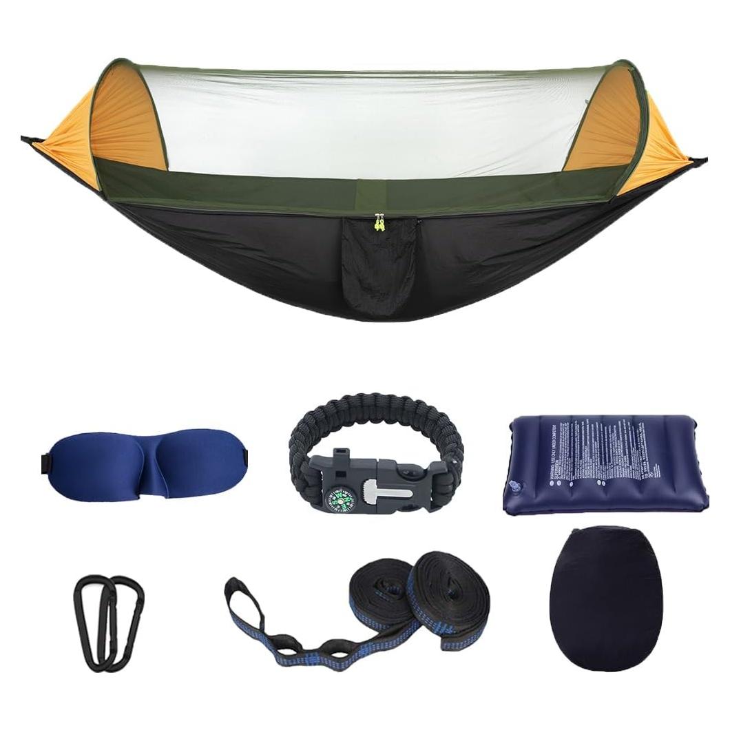 Hamaca de Camping AEE con Red Antimosquitos 289.56x139.7cm