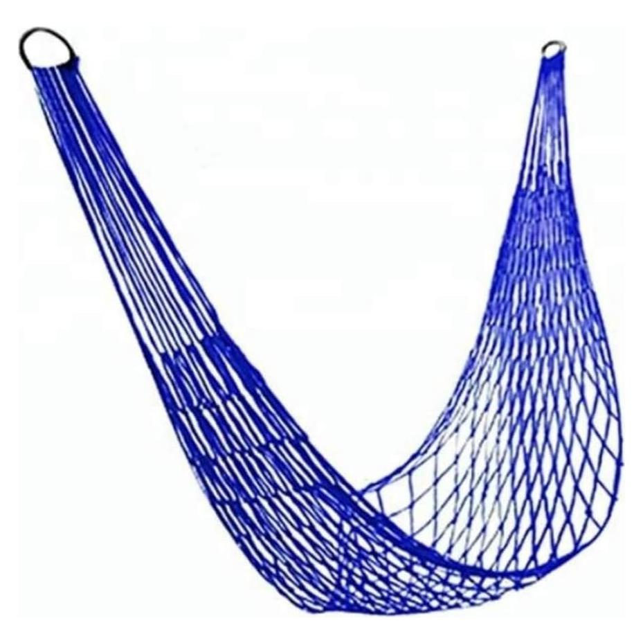 Hamaca de Camping Easyinsmile de Nylon Azul 270x80cm 150kg