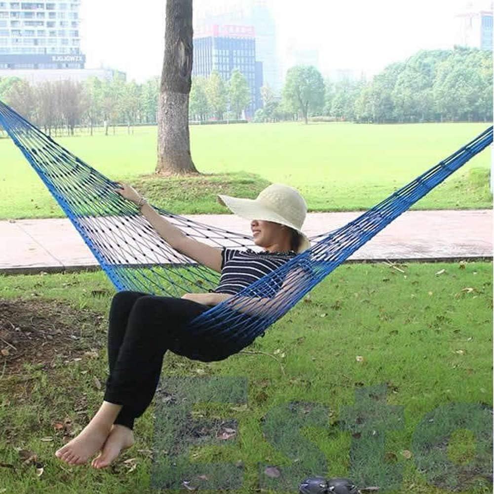 Hamaca de Camping Easyinsmile de Nylon Azul 270x80cm 150kg