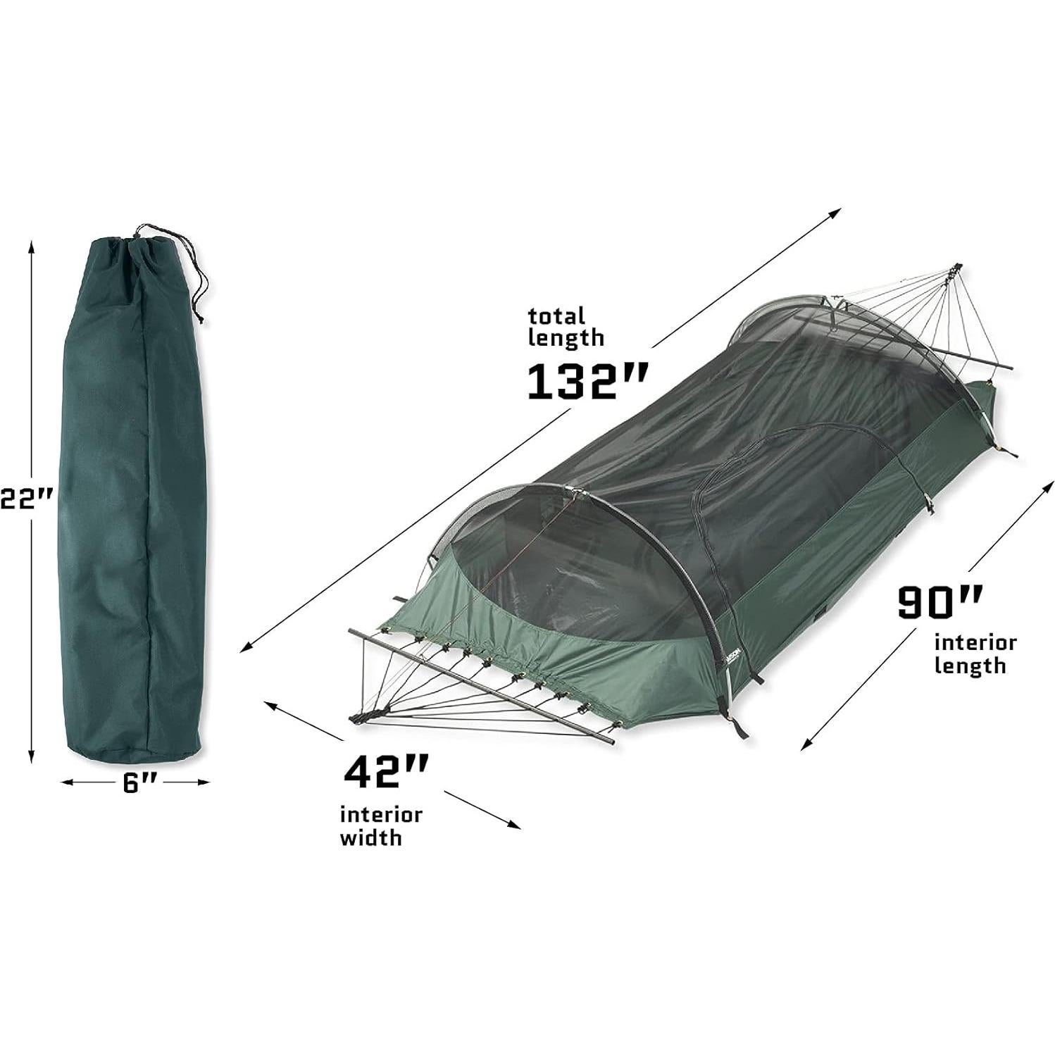 Hamaca Lawson Blue Ridge Camping y Tienda Híbrida 1.93 kg