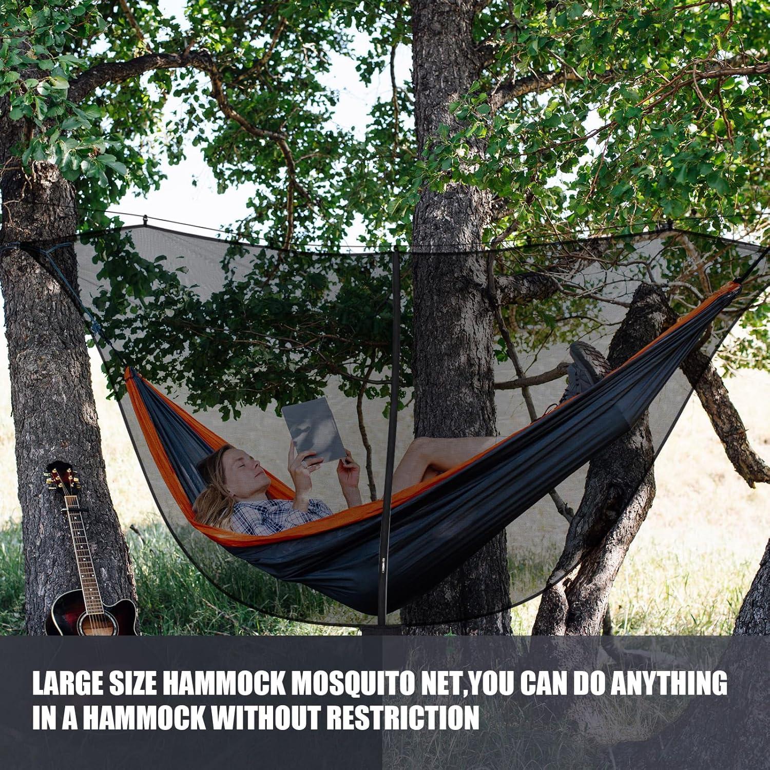 Red de Malla Antimosquitos para Hamaca GliCraft 2 Piezas 3.66m