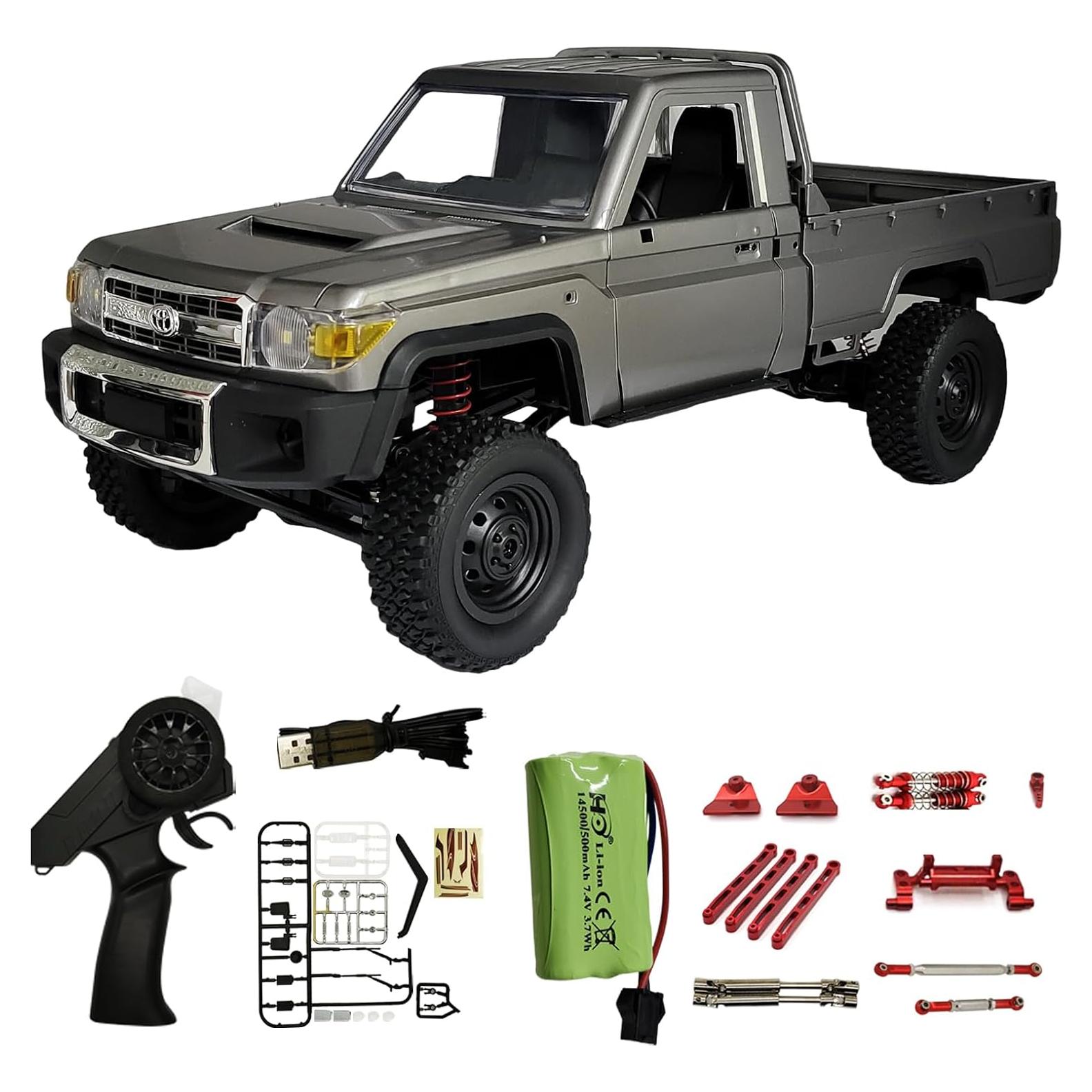 Camión RC 1:12 MN82 Pro 4x4 Toyota LC79 con Luces LED