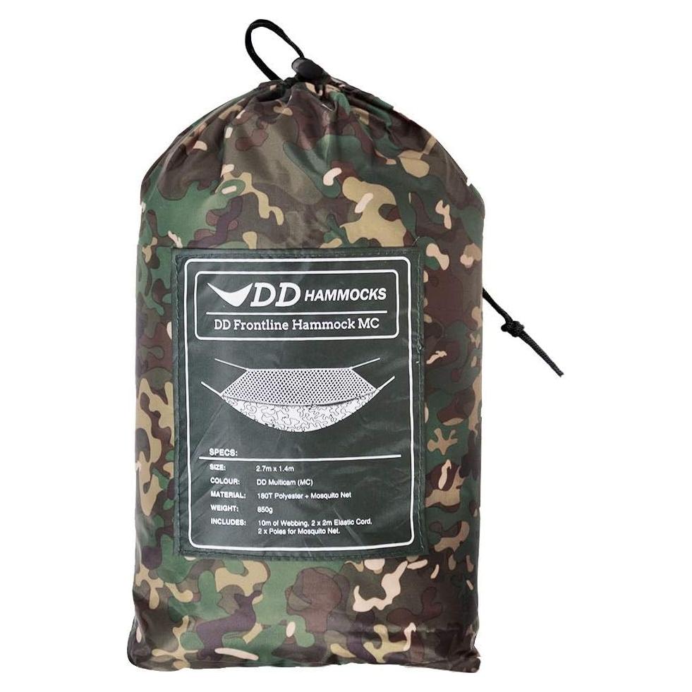Hamaca DD Frontline Multicam - Ligera y Portátil con Mosquitero