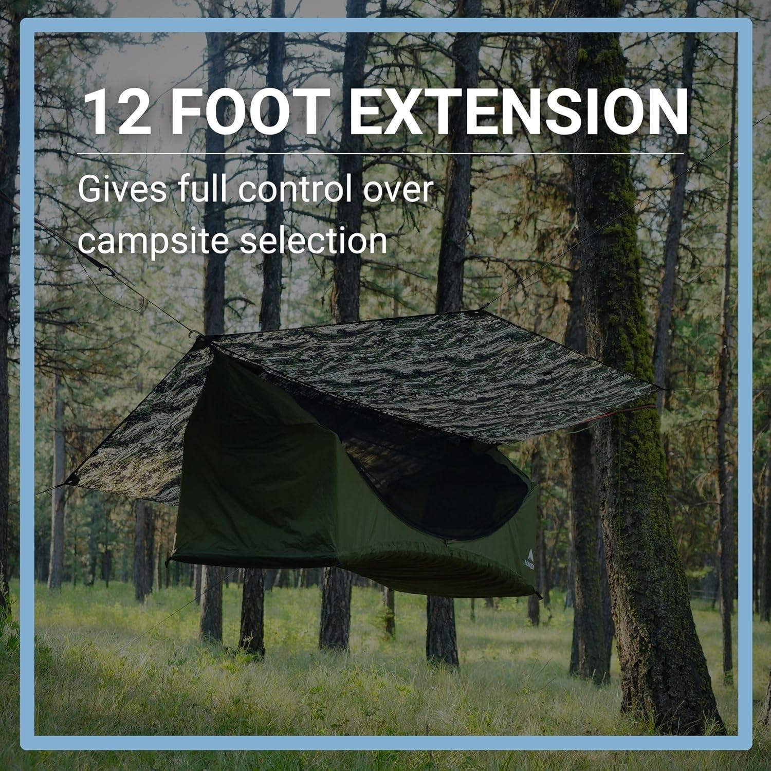 Hamaca Haven Tents Whoopie Slings Verde - Accesorios Camping