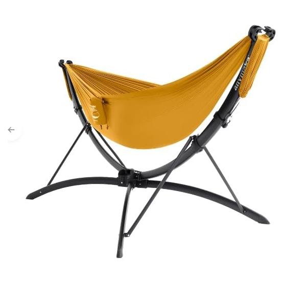 Soporte de Hamaca Portátil Anymaka - 250 kg - Amarillo Atardecer