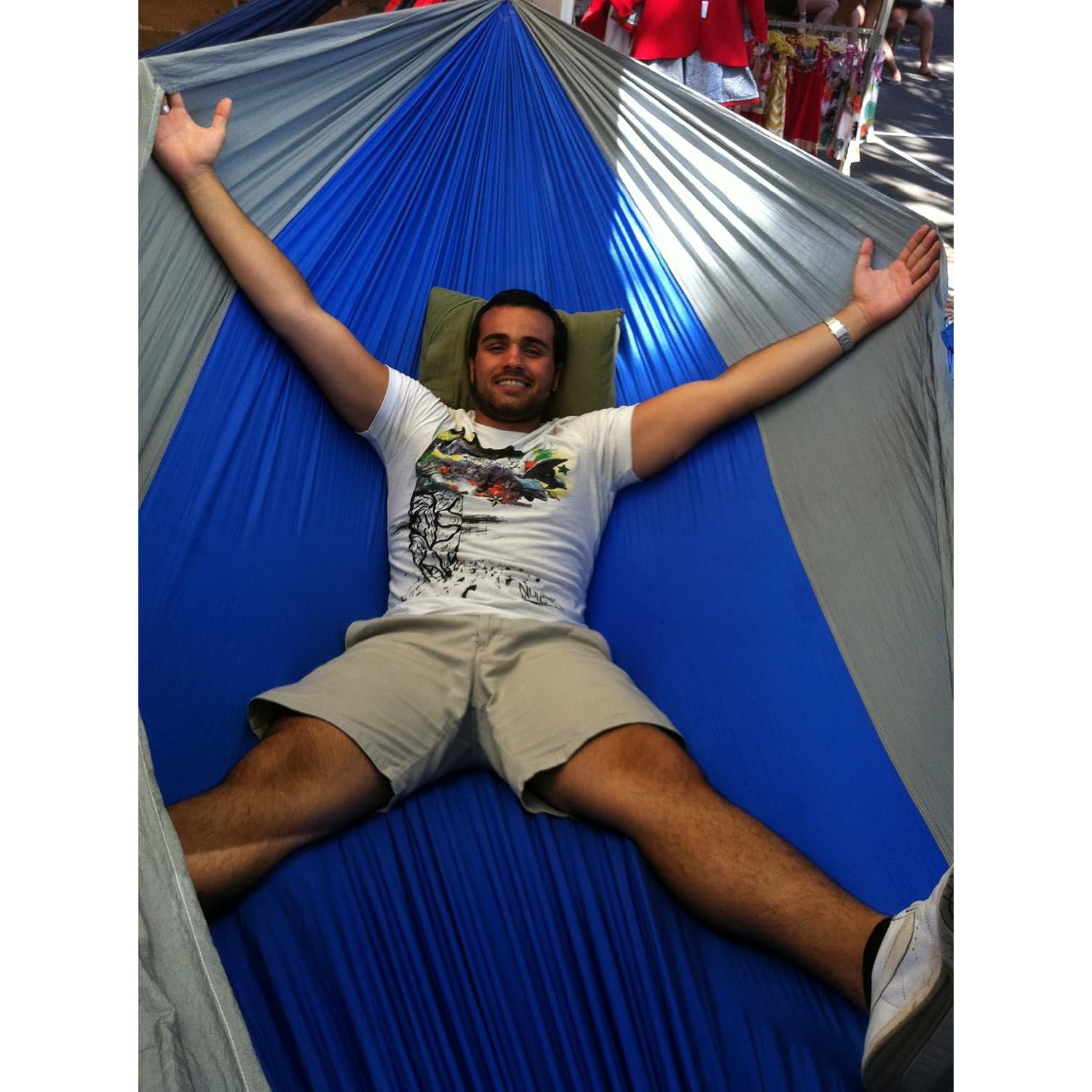Hamaca Portátil Hammock Bliss Triple 250x300 cm Extra Ancha