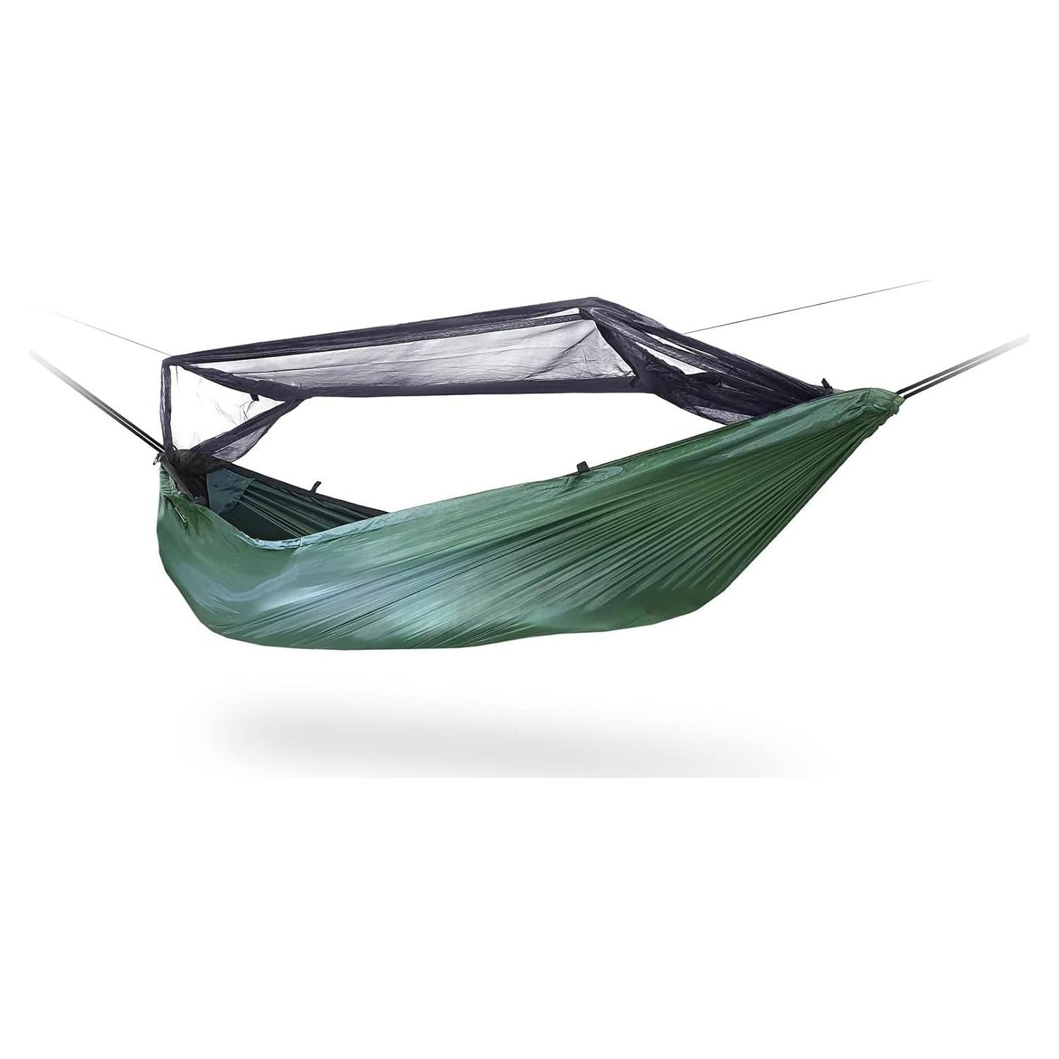 Hamaca DD Frontline Verde Oliva con Red Antimosquitos 2.68m