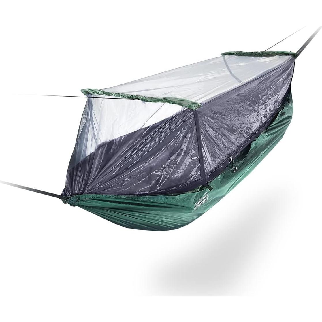 Hamaca DD Frontline Verde Oliva con Red Antimosquitos 2.68m