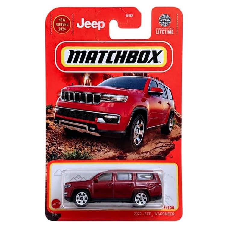 Matchbox Jeep Wagoneer 2022 a escala 1:64 rojo 97/100