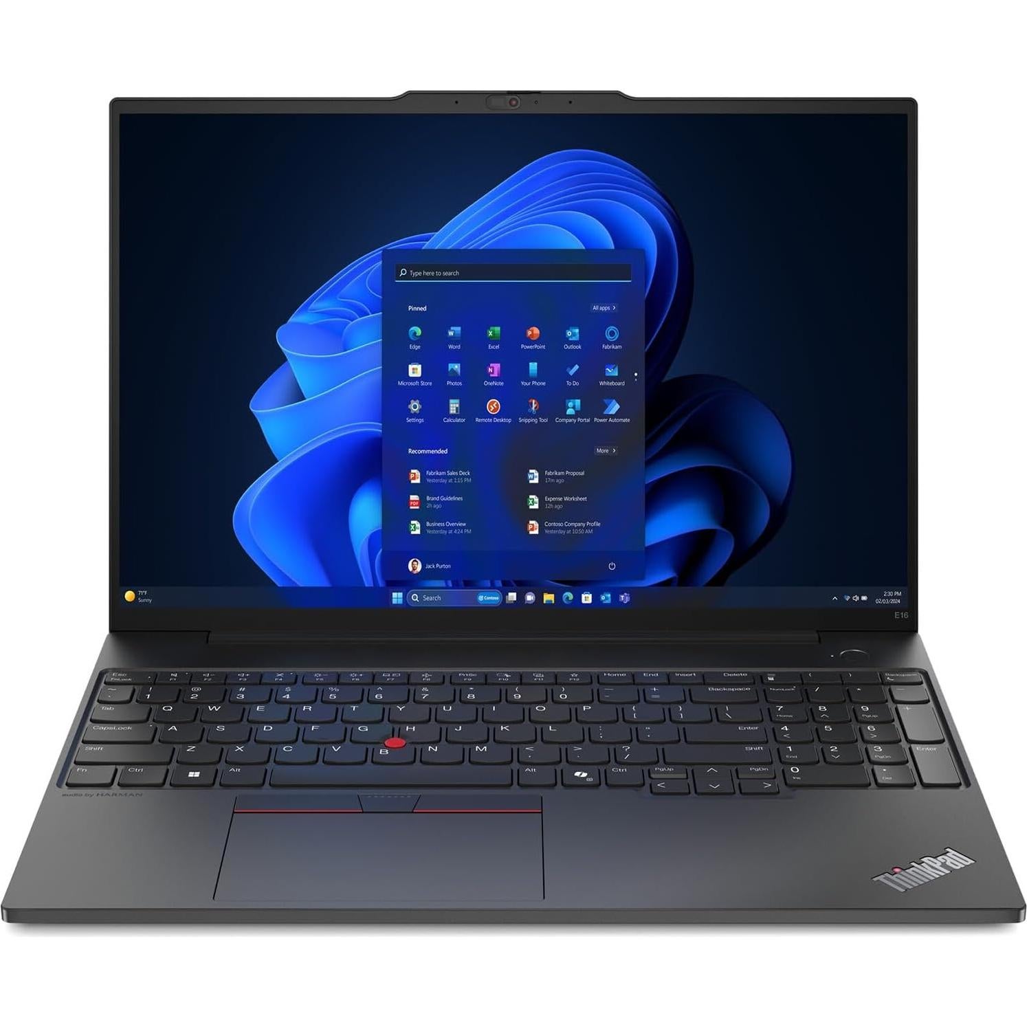 Lenovo ThinkPad E16 Gen 1 Laptop 16" Ryzen 5 16GB 512GB