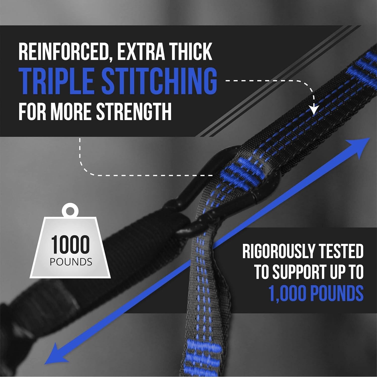 Hamaca Doble Bear Butt 3.05m con Cintas Kodiak