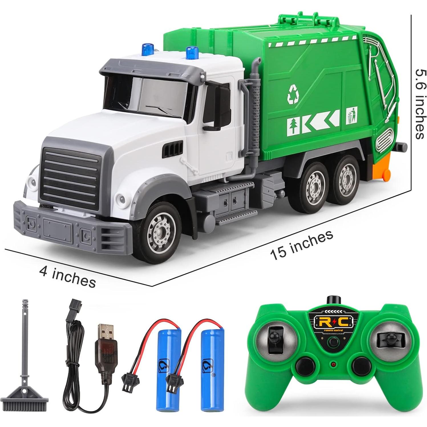 Camión de Basura RC WEMOKA 1:24 6 Canales Reciclaje