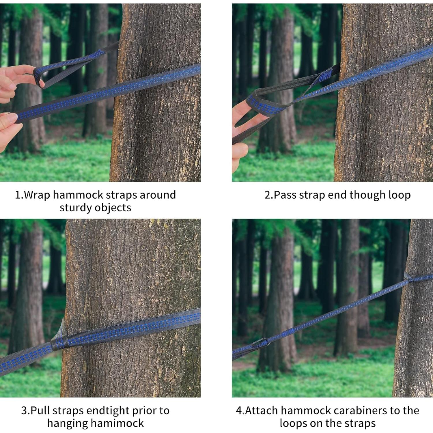 Hamaca de Camping Doble Beastron 320x200 cm Soporta 272 kg