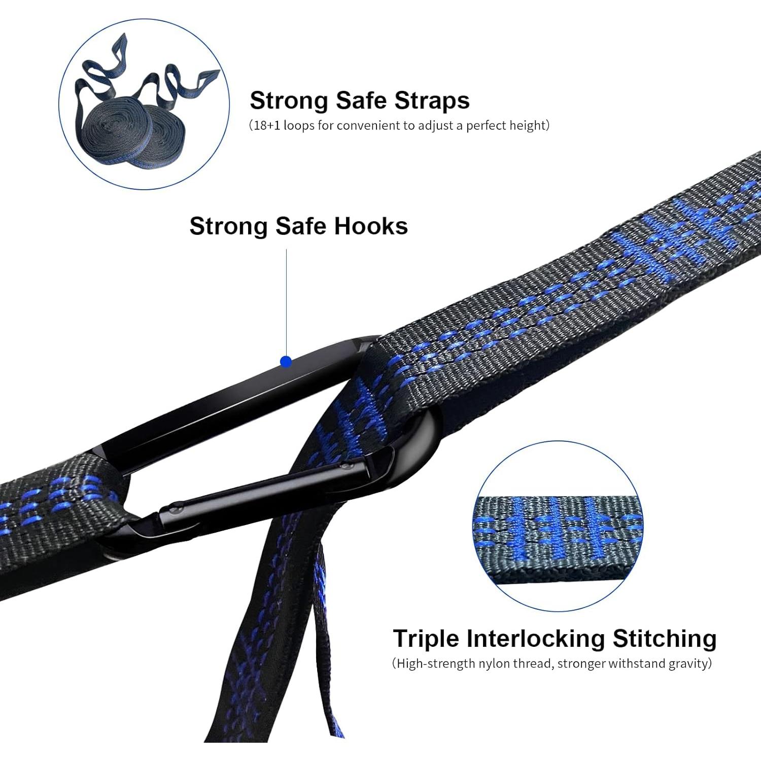 Hamaca de Camping Doble Beastron 320x200 cm Soporta 272 kg