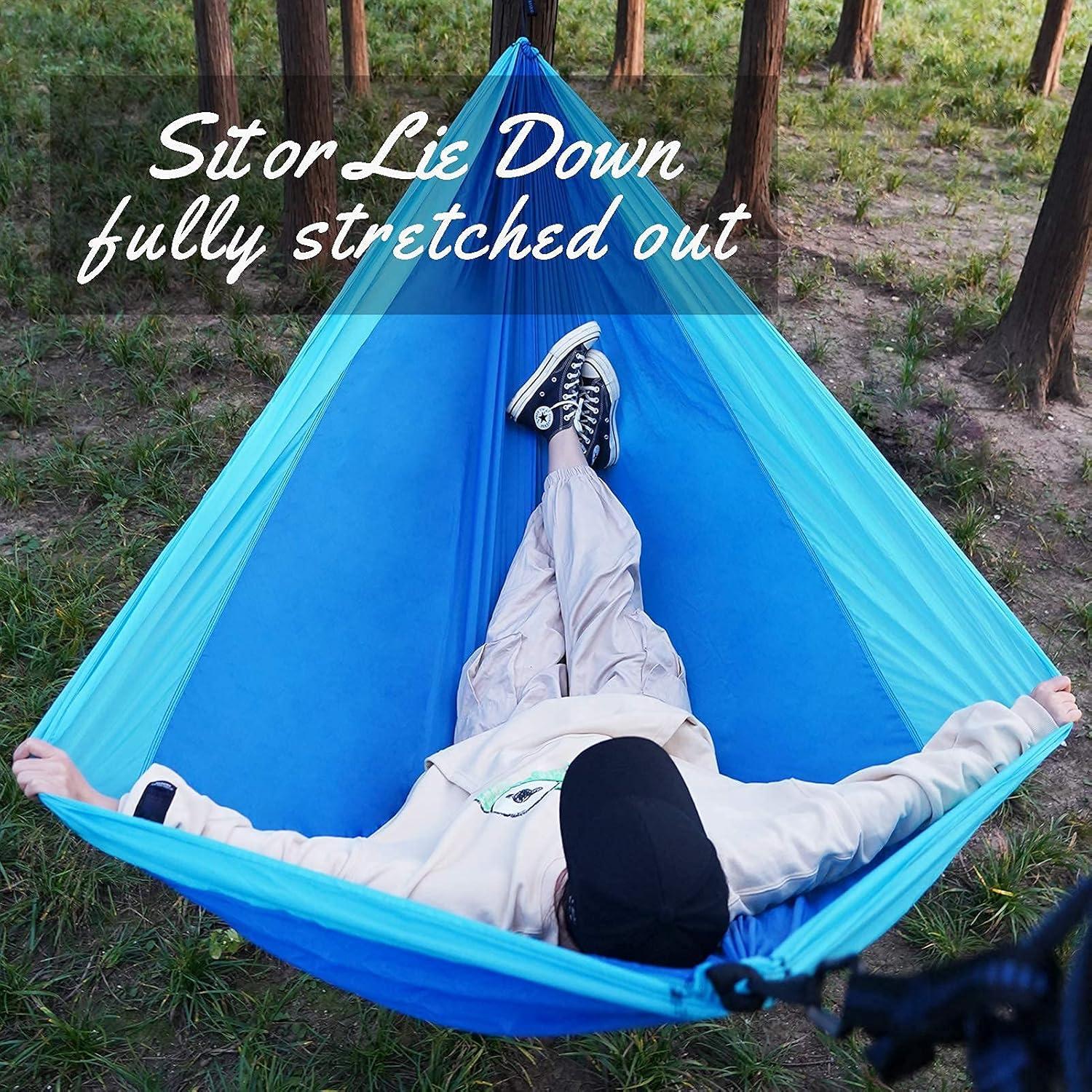 Hamaca de Camping Doble Inno Stage - Nylon 210T Azul