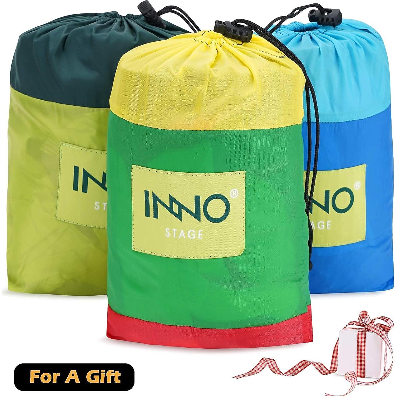Hamaca de Camping Doble Inno Stage - Nylon 210T Azul