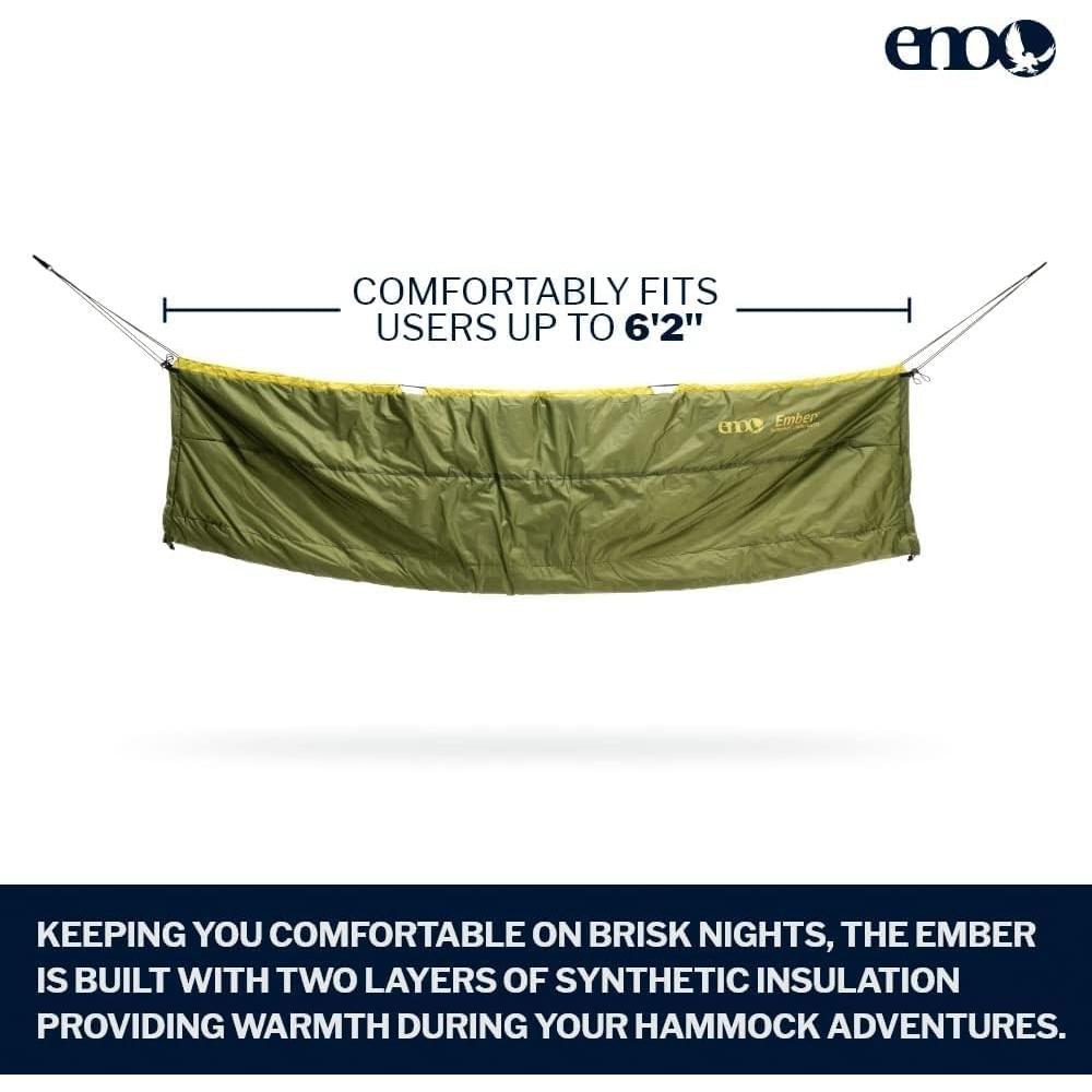 Manta Protectora ENO Ember para Hamacas - Verde Pino