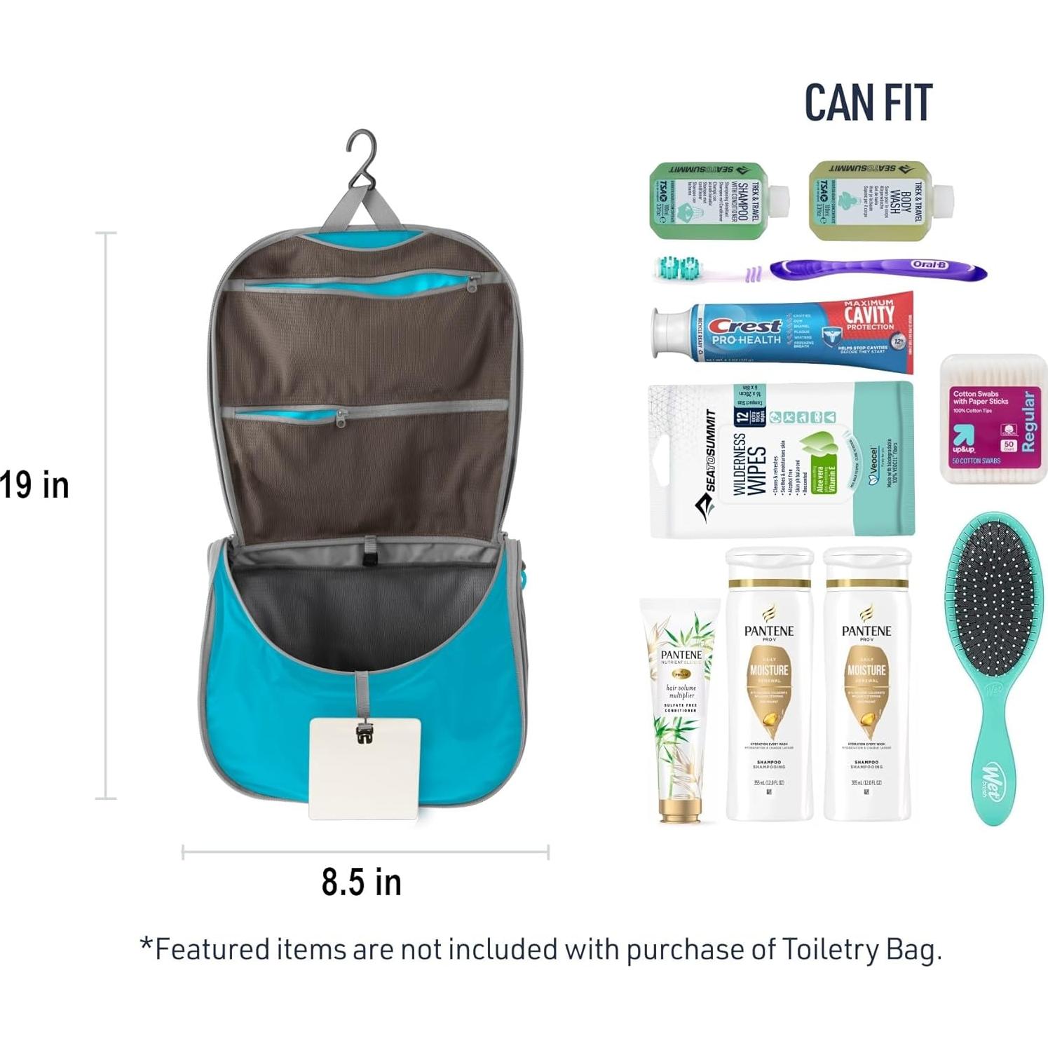 Sea to Summit Large Hanging Toiletry Bag, Travel Organizer for Men and Women