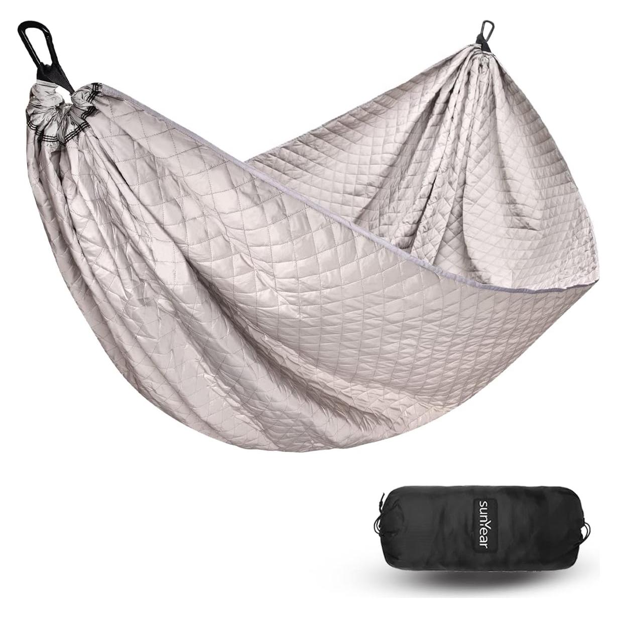 Hamaca de Camping Acolchada Sunyear Invierno 2.74m Gris
