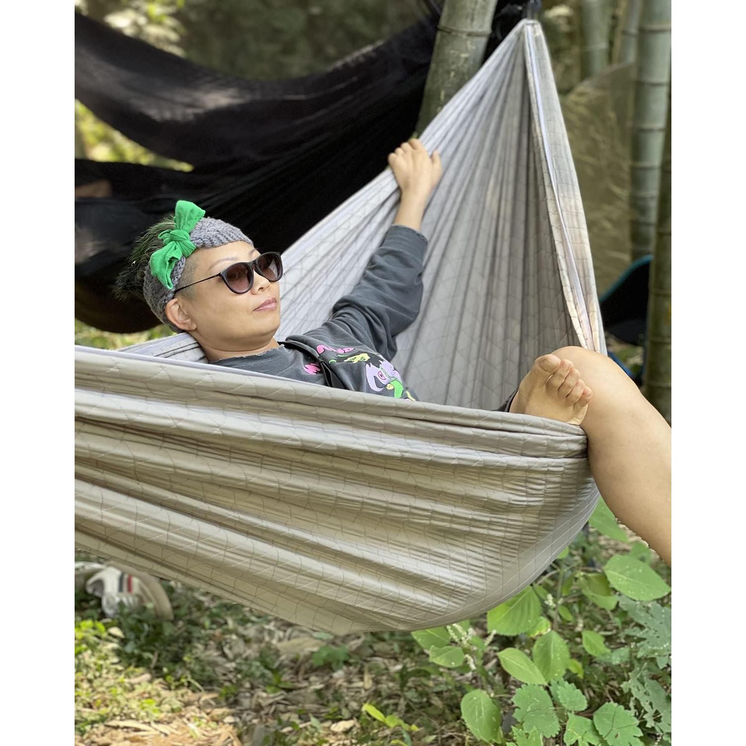 Hamaca de Camping Acolchada Sunyear Invierno 2.74m Gris