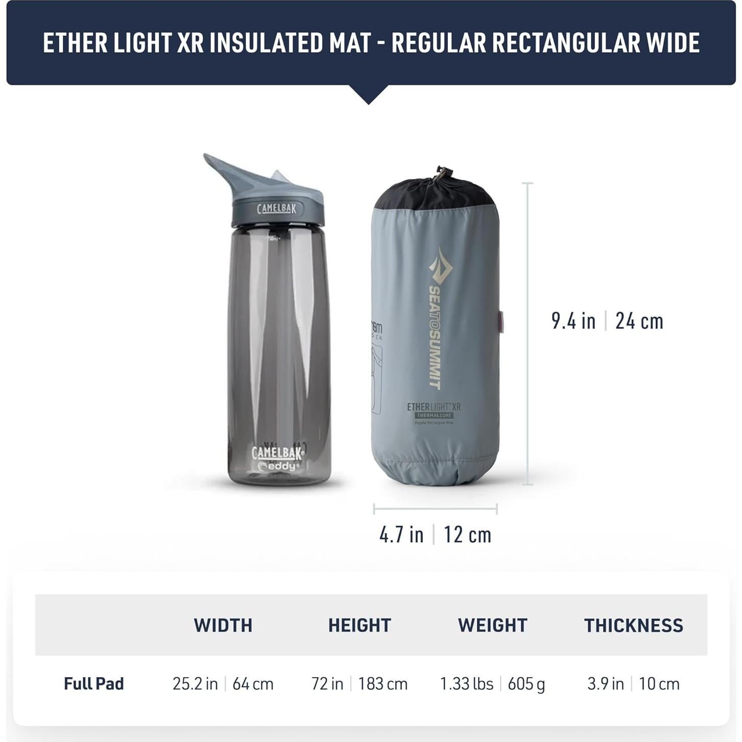 Almohadilla Aislante Sea to Summit Ether Light R4.5 183x64cm