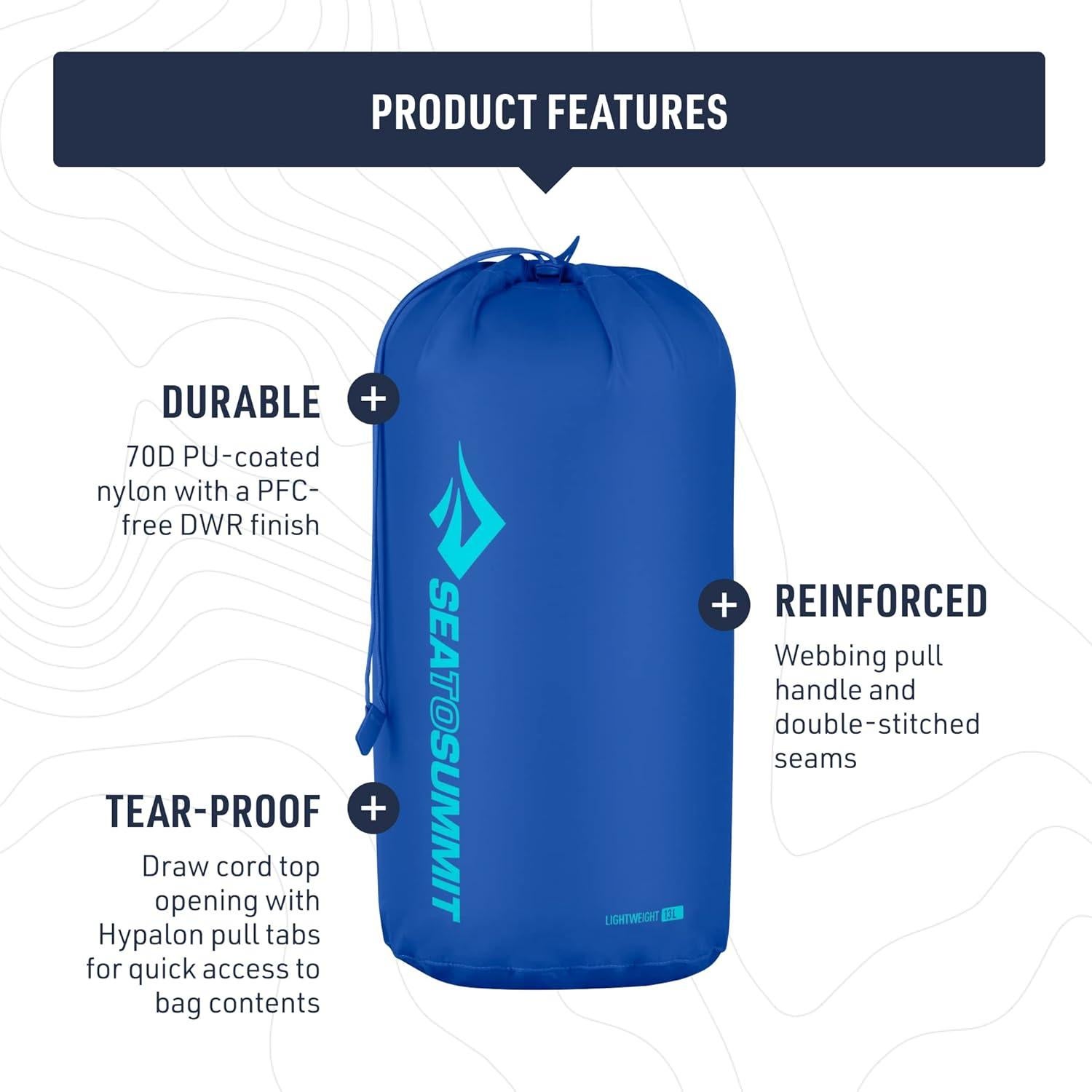 Saco de Compresión Ligero Sea to Summit 5 Litros Verde Oliva