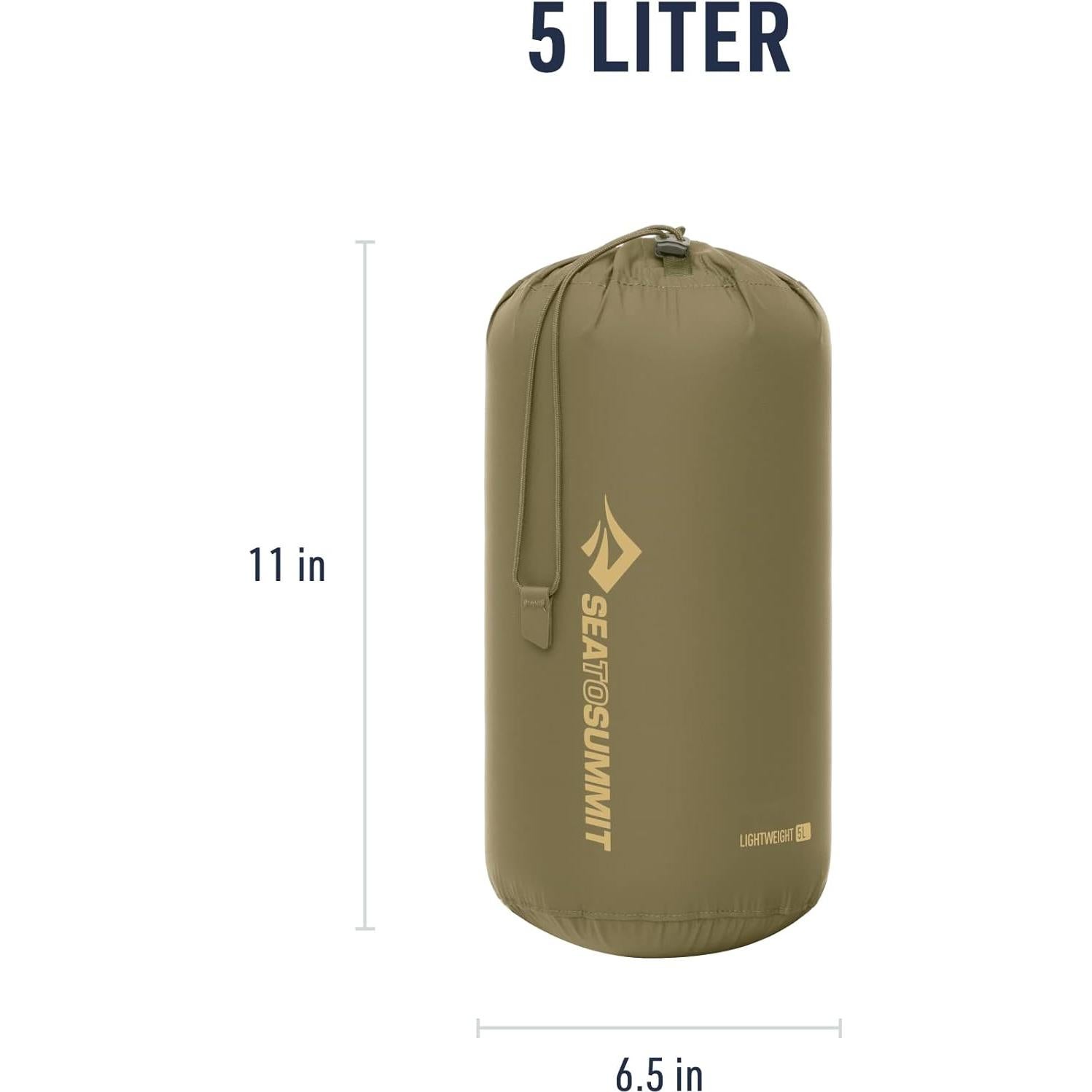 Saco de Compresión Ligero Sea to Summit 5 Litros Verde Oliva