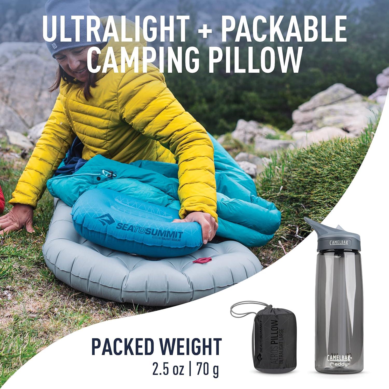 Sea to Summit Sleep System: Aeros Ultralight Pillow and Spark Down Sleeping Bag