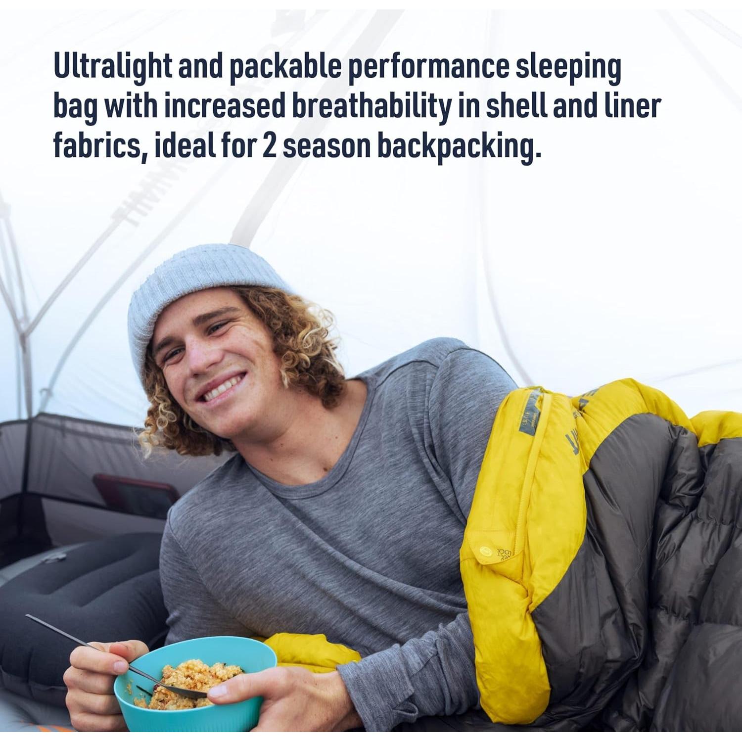 Sea to Summit Sleep System: Aeros Ultralight Pillow and Spark Down Sleeping Bag