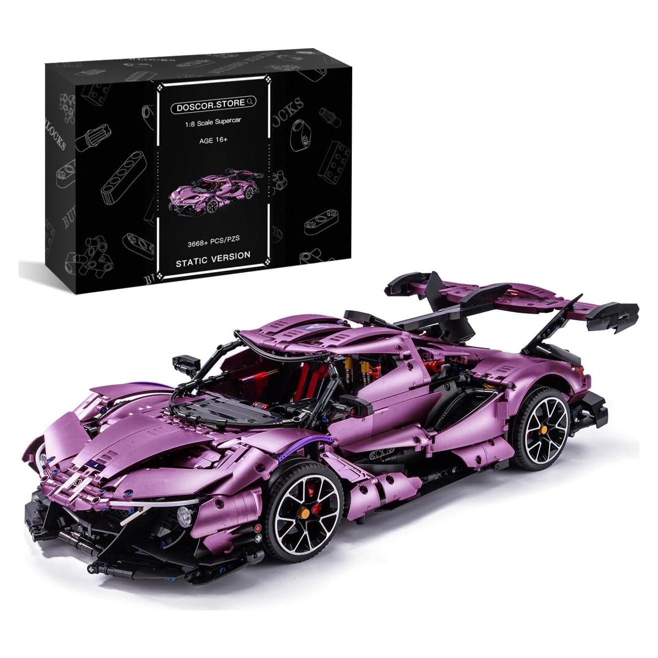 Set de Construcción de Coche Deportivo DOSCOR Apello IE 3668 Piezas