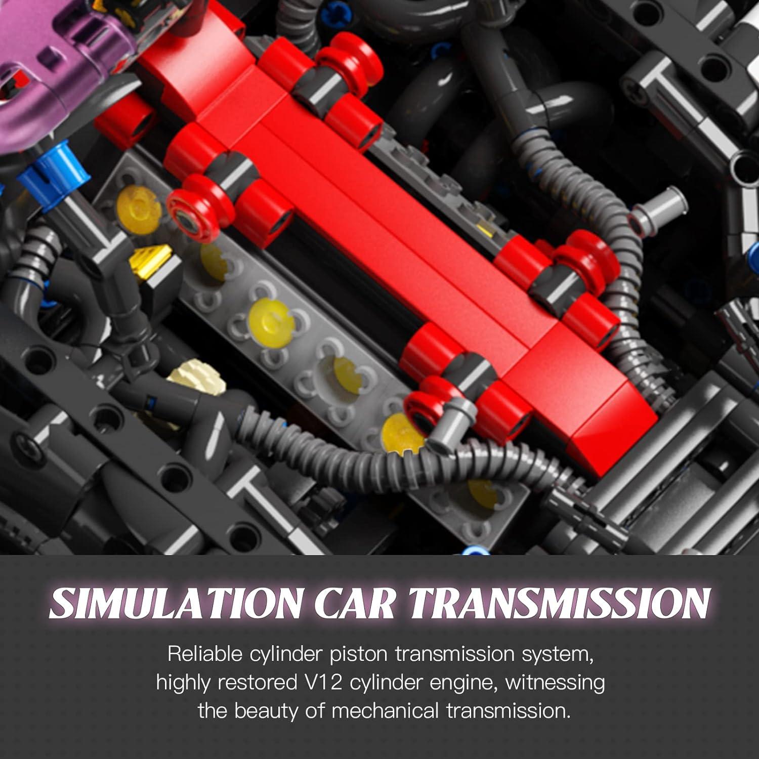 Set de Construcción de Coche Deportivo DOSCOR Apello IE 3668 Piezas