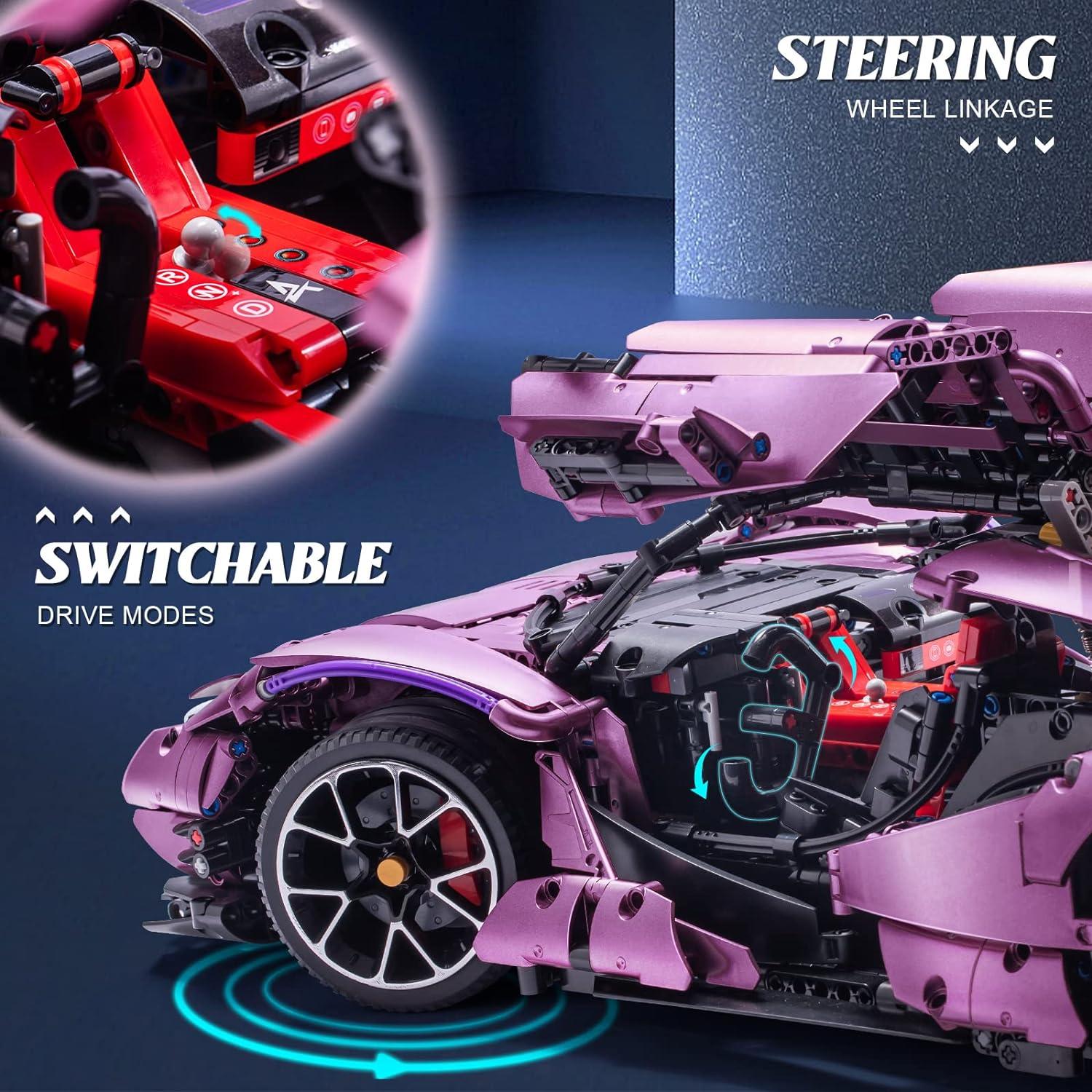 Set de Construcción de Coche Deportivo DOSCOR Apello IE 3668 Piezas