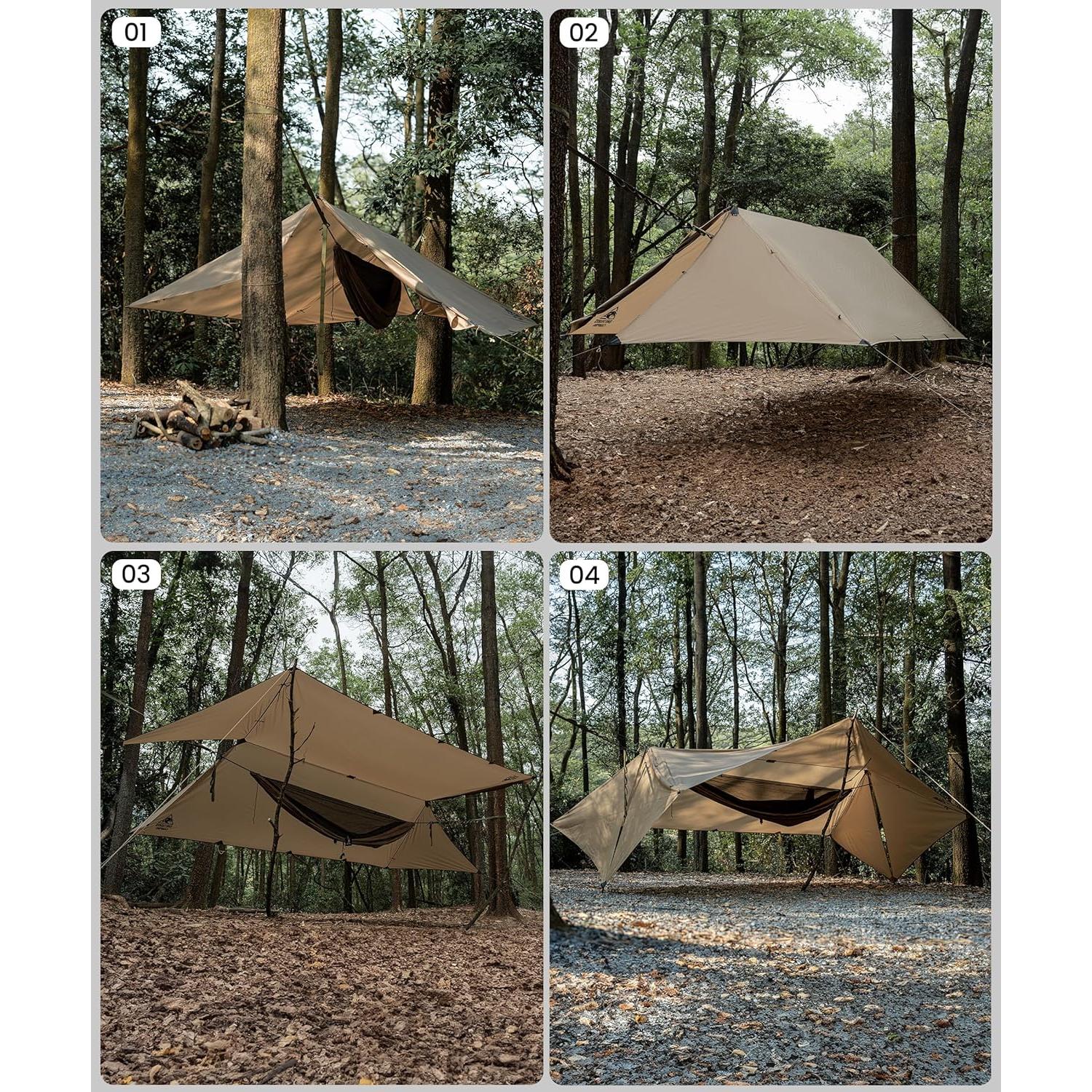 Tarp Camping OneTigris Proteus 613x280 cm Impermeable