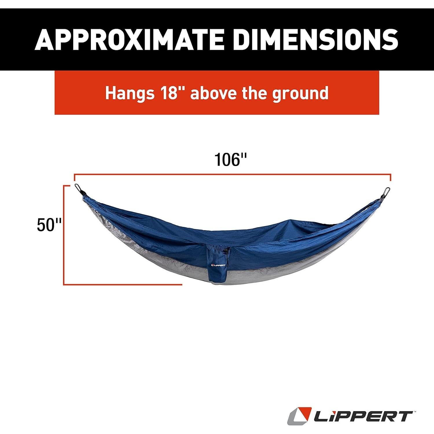 Hamaca de Camping Portátil Lippert Cloud Azul 0.6 kg