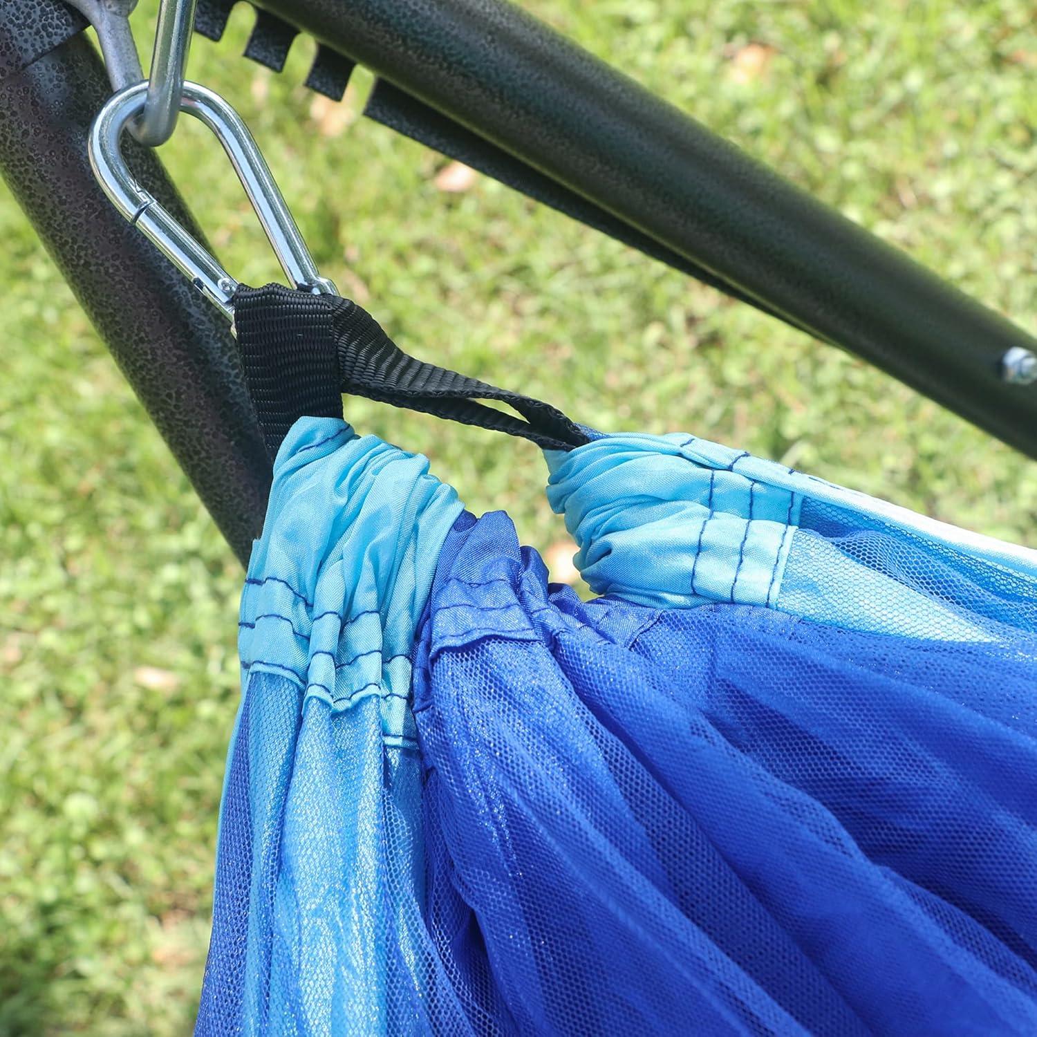 Hamaca de Camping Happy Camper Individual con Cubierta de Lluvia