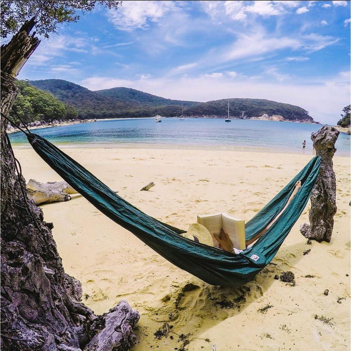 Hamaca Bliss Individual Verde - Camping 300x150 cm 160 kg