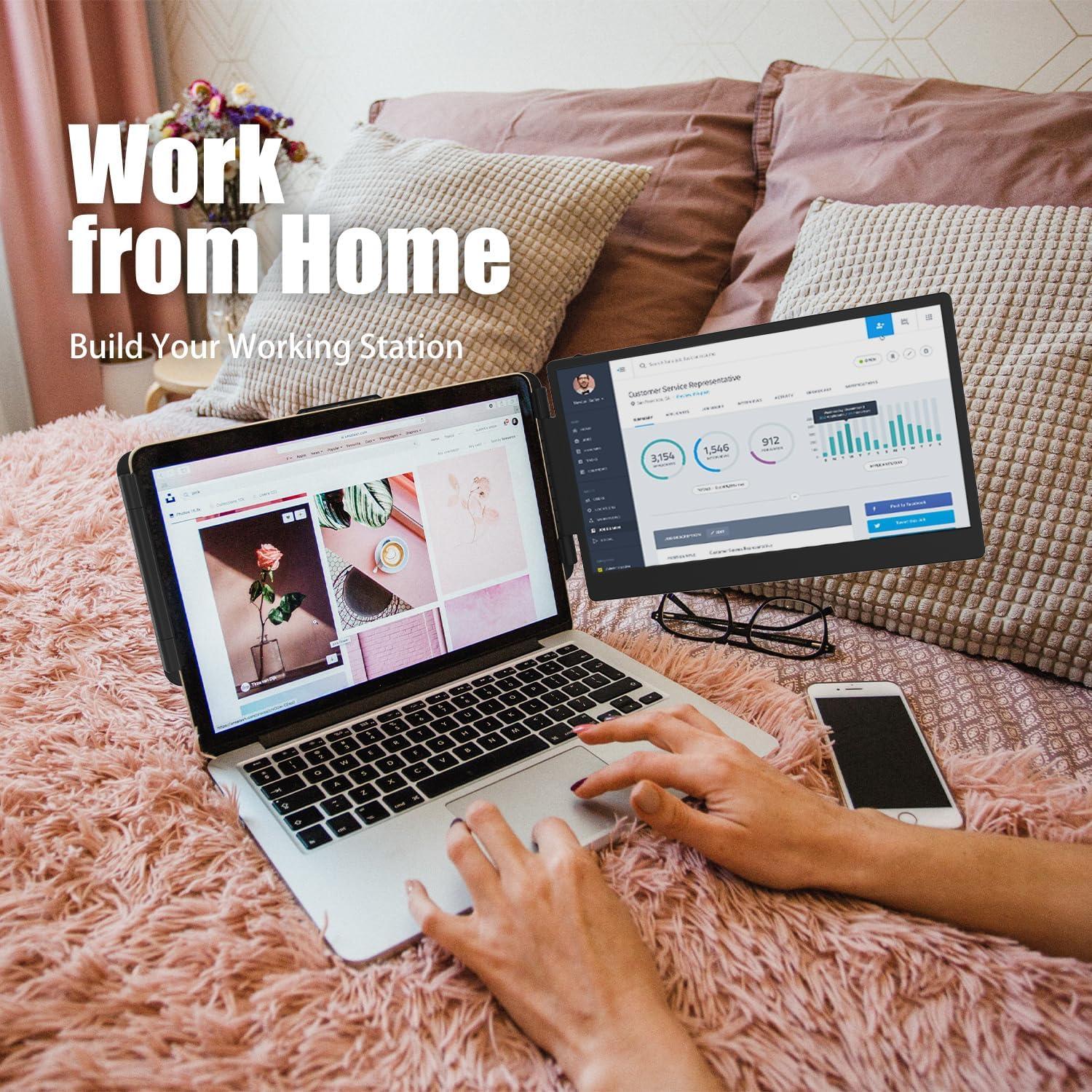 Extensor de Pantalla Doble KEFEYA S1 14" FHD 1080P USB-C