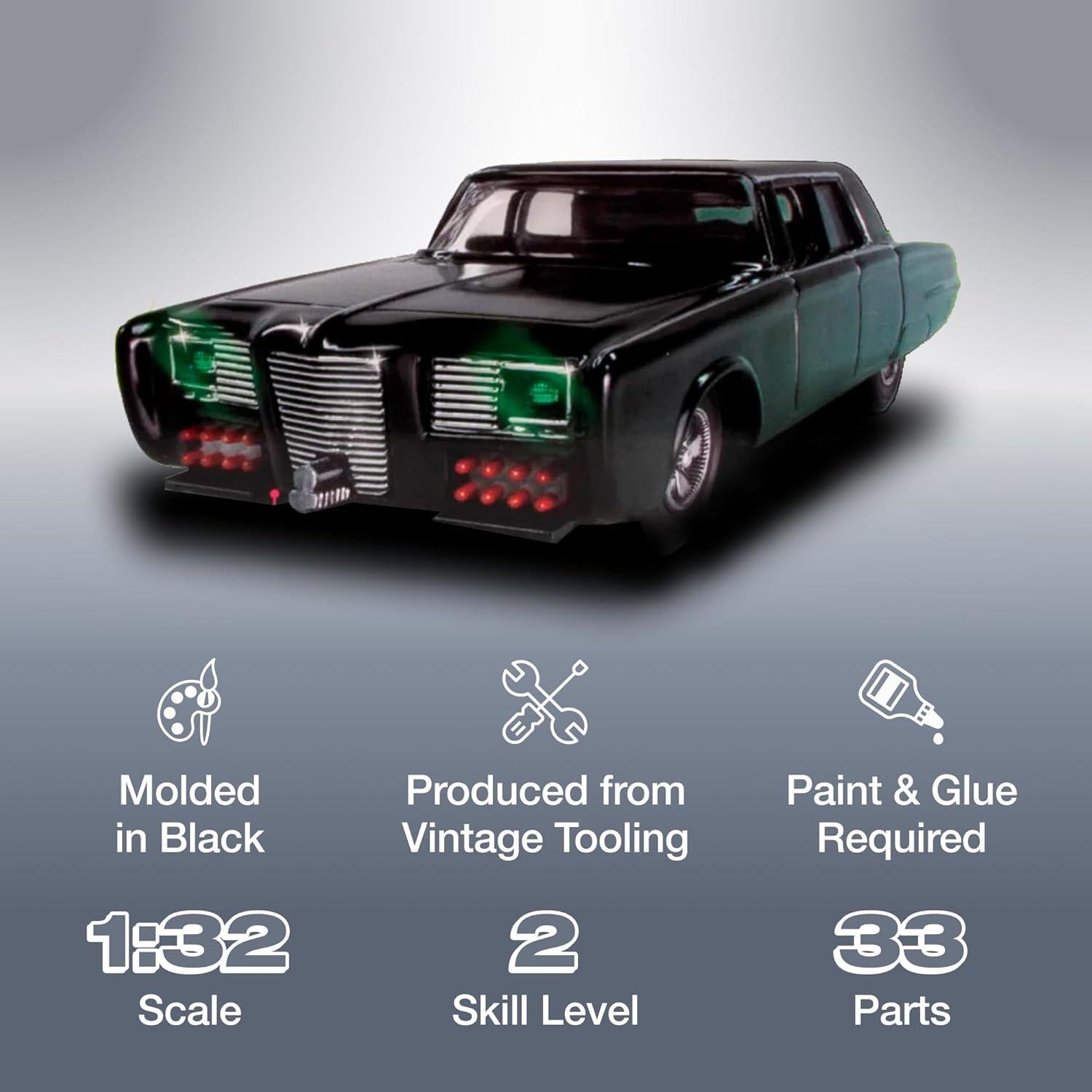 Modelo a Escala 1:32 Black Beauty Green Hornet Polar Lights