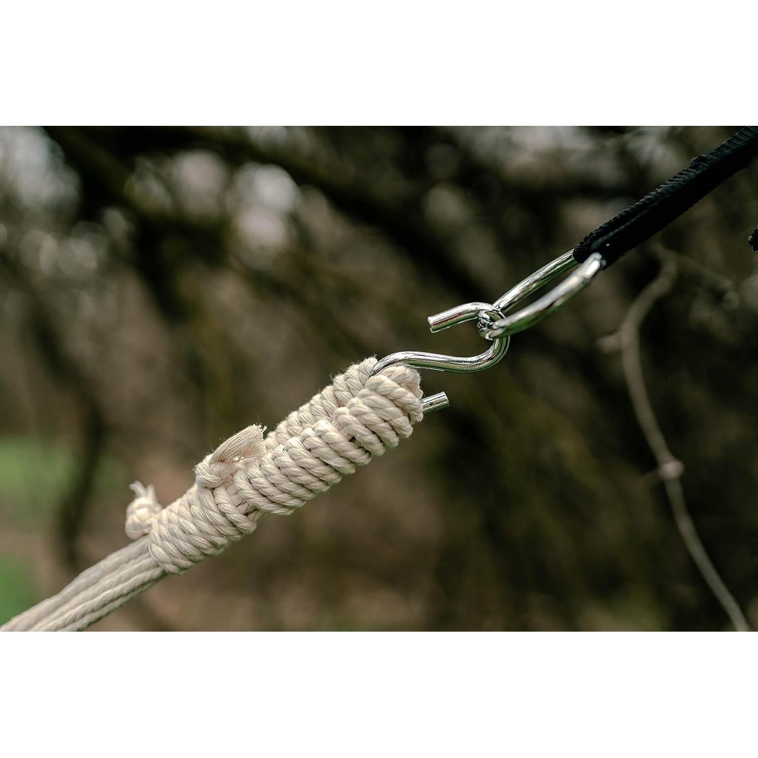 Hamaca Viajera Stansport de Algodón Azul 198x79 cm