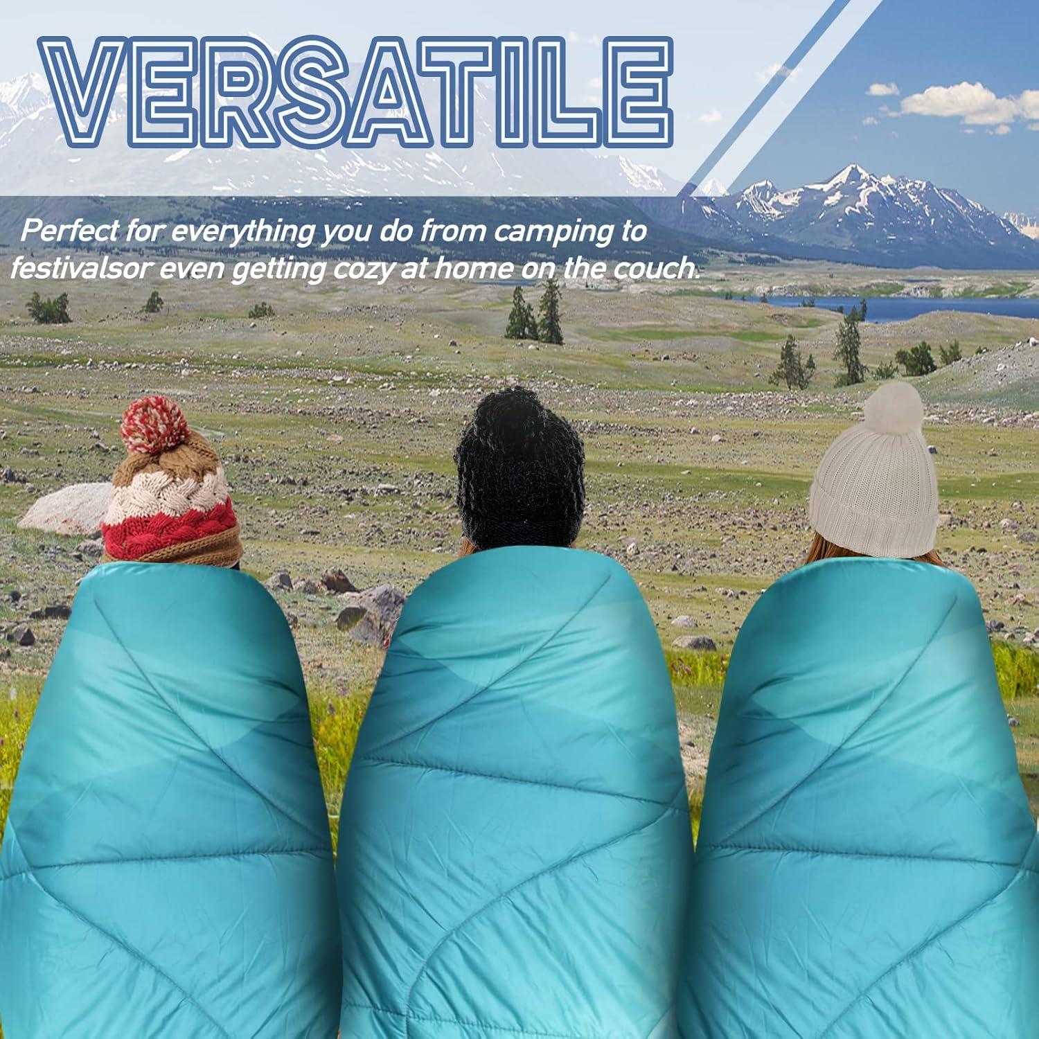 Manta de Camping GLORSIGN Impermeable 203x152 cm Montaña Verde