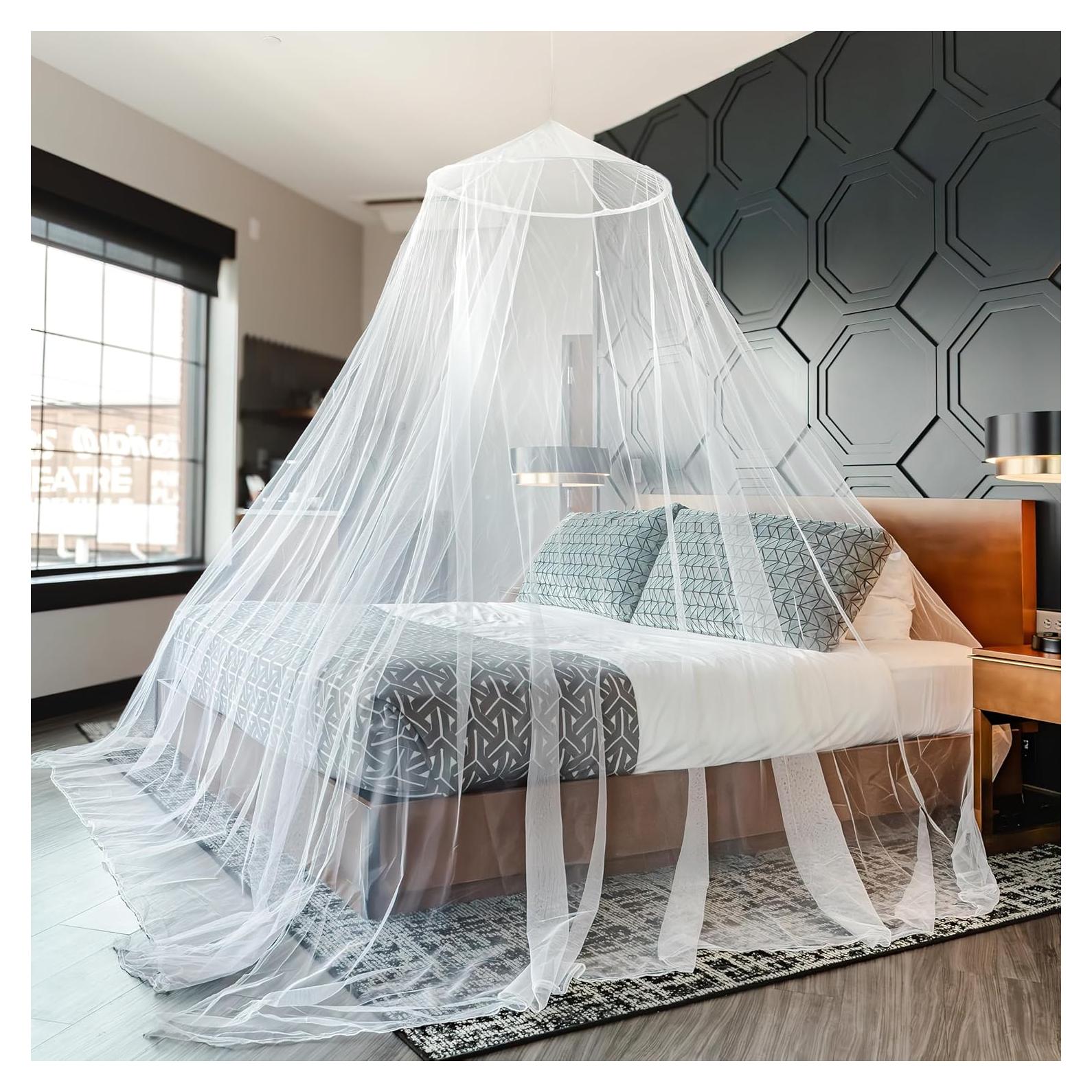 Red de Mosquito Extra Grande Tedderfield 2.6m para Cama