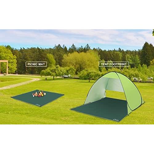 Lona de Camping WADEO 3.05x3.05m Impermeable y Ligera