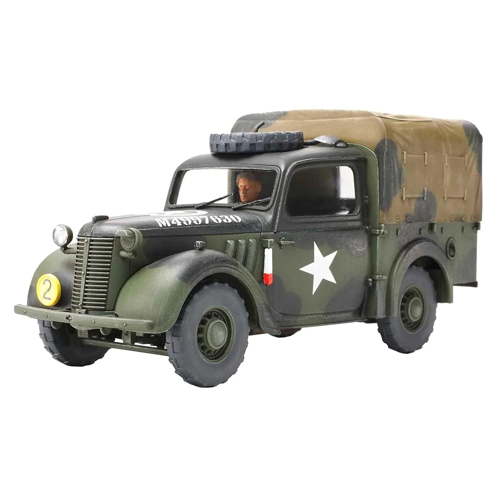 Tamiya Modelo Coche Utilitario Británico 1/48 con Conductor