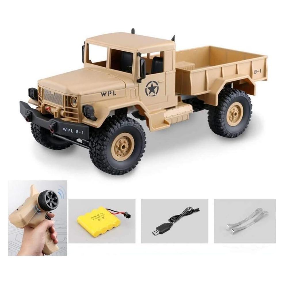 Coche RC Graces Dawn B-1 Camión Militar 1:16 4WD LED
