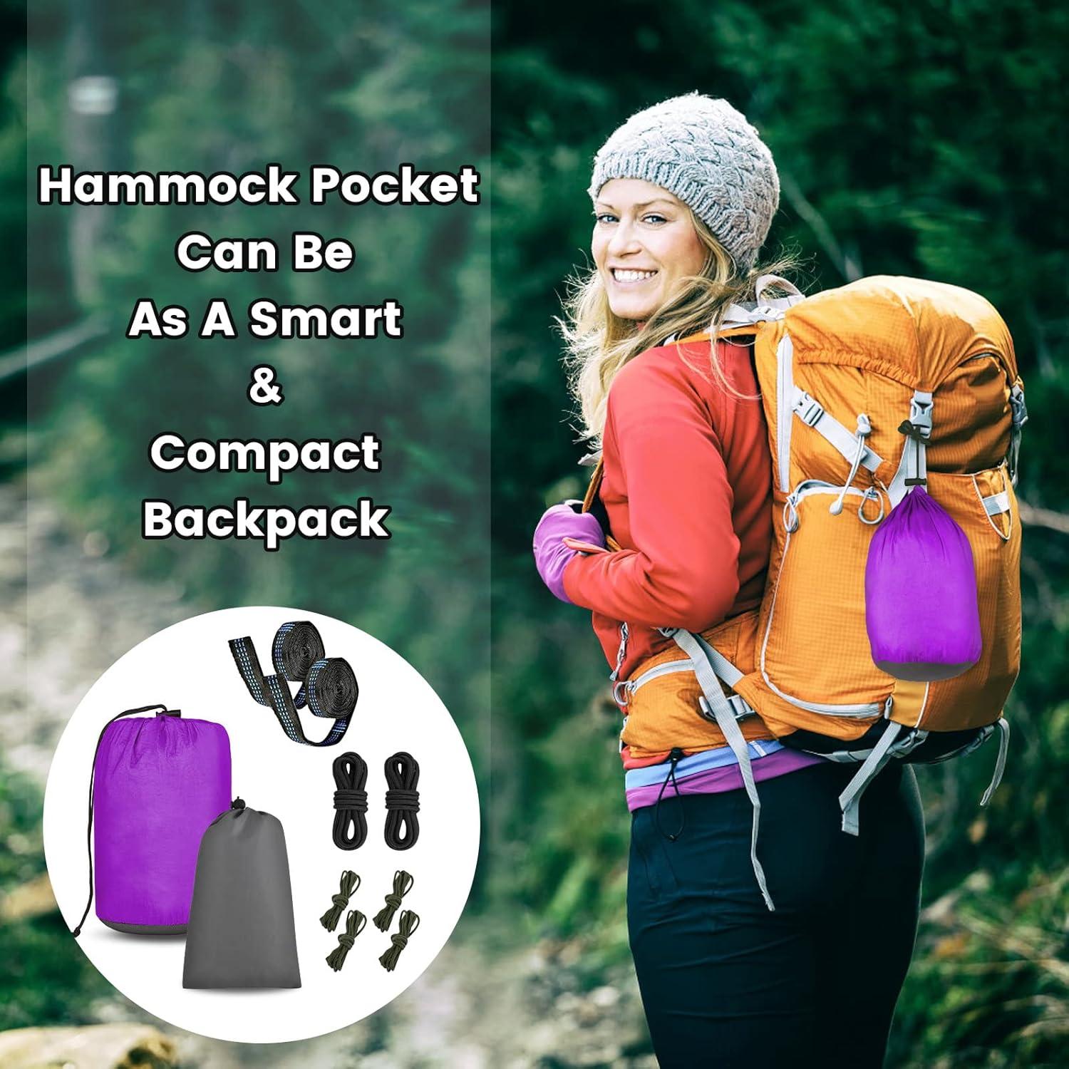 Hamaca de Camping MIFXIN con Red Mosquitos y Toldo Impermeable